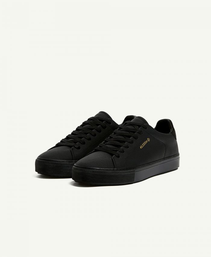 Black Motion – Zapatillas negras de hombre - Imagen 1